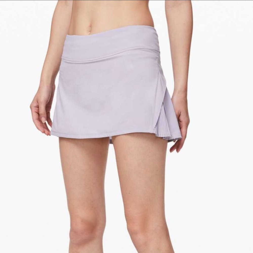 lululemon Play off the Pleats skirt - Silver Lilac